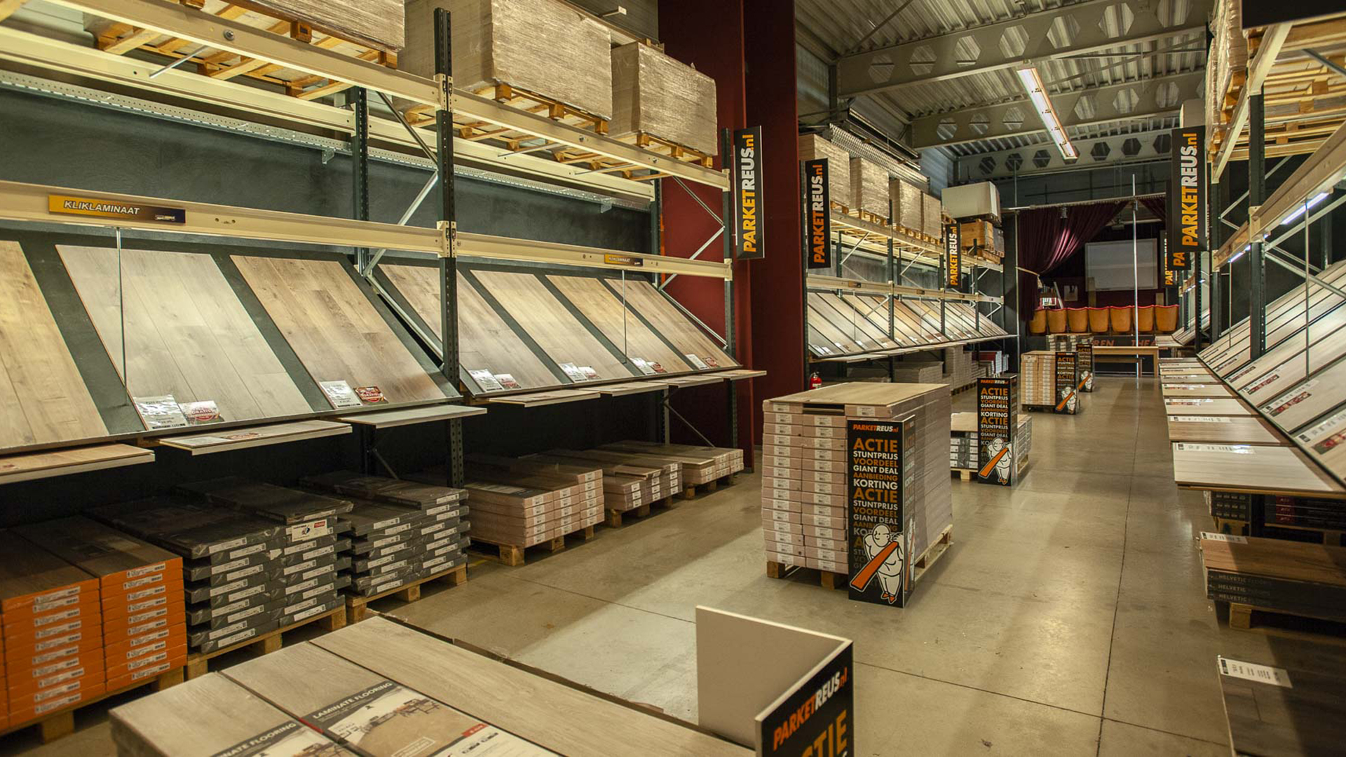 Showroom van Parketreus in Heerlen